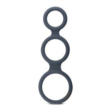 Тройное эрекционное кольцо Boners Triple Ring, диаметр 2,6; 3,3 и 3,8 см фото и описание