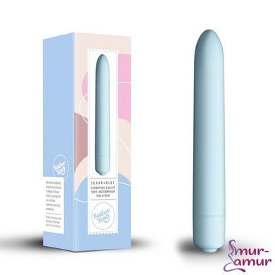 Мини-вибратор SugarBoo Sugar Blue, 10 уровней интенсивности