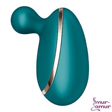Вібратор для зовнішньої стимуляції Satisfyer Spot On 1 Green, гнучкий відросток