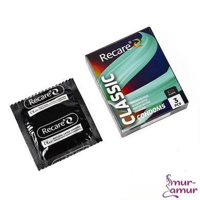 Презервативи Holographic Recare Classic Condoms 3 шт, класичні