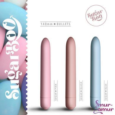 Мини-вибратор SugarBoo Sugar Blue, 10 уровней интенсивности