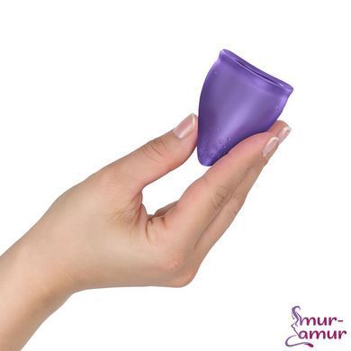 Менструальная чаша Fun Factory FUN CUP SIZE B Black Currant, многоразовая, диаметр 4,3 см, объем 30 мл