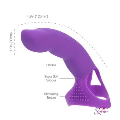 Насадка на палец Simple&True Extra Touch Finger Dong Purple фото и описание