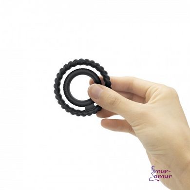 Эрекционное кольцо двойное Dorcel DUAL RING фото и описание
