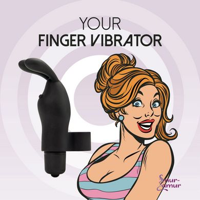Вібратор на палець FeelzToys Magic Finger Vibrator Black фото і опис