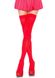 Плотные непрозрачные чулки Leg Avenue Opaque Nylon Thigh Highs Red, one size фото