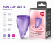 Менструальная чаша Fun Factory FUN CUP SIZE B Black Currant, многоразовая, диаметр 4,3 см, объем 30 мл
