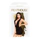 Мини-платье с хомутом и глубоким декольте Penthouse - Heart Rob Black L/XL фото