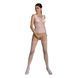 Бодистокинг Passion ECO BS001 One Size white, с доступом, имитация подвязок, флористический декор фото