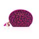 Мінівібромасажер Rianne S: Lovely Leopard Pink, 10 режимів роботи, косметичка-чохол, мед.силікон фото