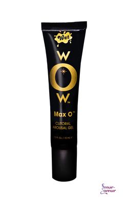 Возбуждающий гель для клитора Wet Wow Max O Clitoral Arousal Gel, легкое покалывание (15 мл) фото и описание