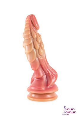 Фентезійний фалоімітатор Kong Silicone The Dragon, довжина 21,5 см, діаметр 6,2 см, для фістингу