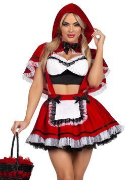 Костюм Красной Шапочки Leg Avenue Flirty Miss Red Top and Skirt L фото и описание