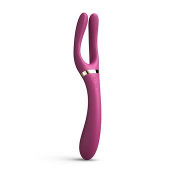 Вибратор-стимулятор Dorcel INFINITE JOY PLUM, многофункциональный, унисекс фото и описание