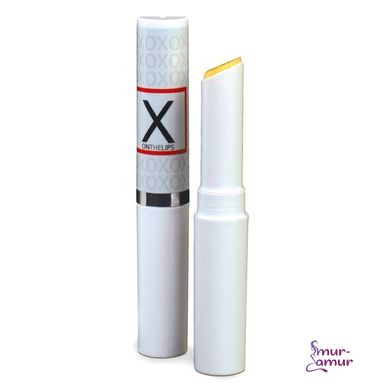 Стимулирующий бальзам для губ унисекс Sensuva - X on the Lips Original с феромонами фото і опис