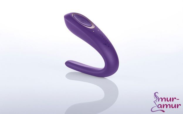 Вибратор для пар Satisfyer Double Classic Violet с одним моторчиком фото и описание
