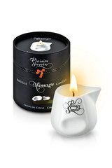 Массажная свеча Plaisirs Secrets Coconut (80 мл) в подарочной упаковке фото и описание