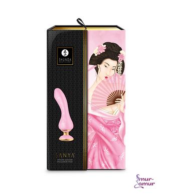 Вібратор для точки G Shunga Sanya Light Pink, гнучкий стовбур фото і опис
