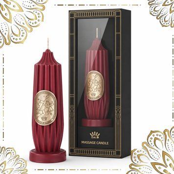 Розкішна масажна свічка Zalo Massage Candle Red фото і опис