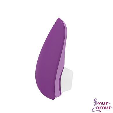 Вакуумний кліторальний стимулятор Womanizer Liberty 2 Purple, 8 режимів, магнітна кришечка фото і опис