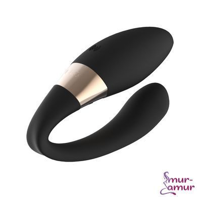 Вибратор для пар LELO Tiani Duo Black, 2 мотора, пульт ДУ фото и описание