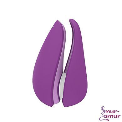 Вакуумний кліторальний стимулятор Womanizer Liberty 2 Purple, 8 режимів, магнітна кришечка фото і опис