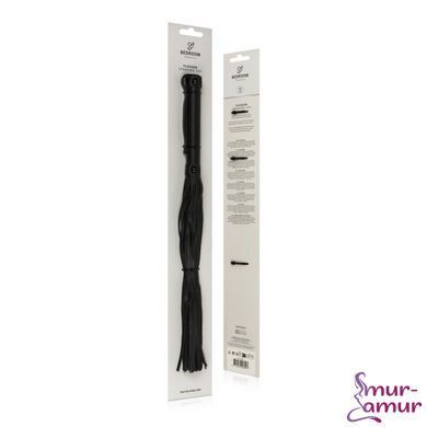 Флоггер Bedroom Fantasies: Faux Leather Flogger, черный фото и описание