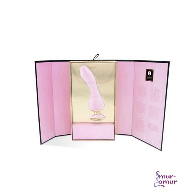 Вібратор для точки G Shunga Sanya Light Pink, гнучкий стовбур фото і опис