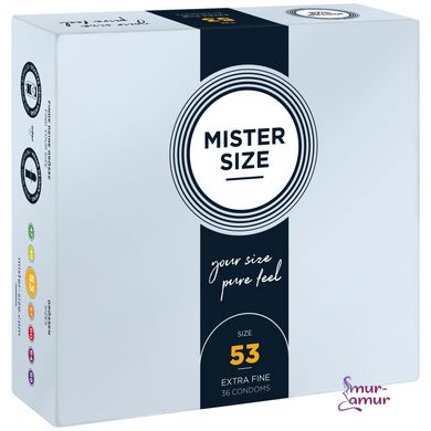 Презервативы Mister Size 53 (36 pcs) фото и описание
