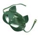 Премиум маска кошечки LOVECRAFT, натуральная кожа, зеленая, подарочная упаковка фото