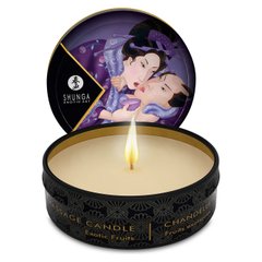 Массажная свеча Shunga Mini Massage Candle - Exotic Fruits (30 мл) с афродизиаками фото и описание