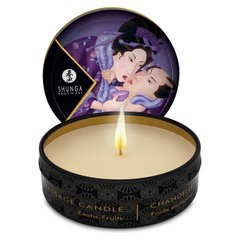 Масажна свічка Shunga Mini Massage Candle - Exotic Fruits (30 мл) з афродизіаками фото і опис