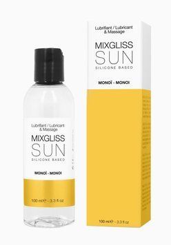 Лубрикант на силіконовій основі MixGliss SUN MONOI (100 мл) з ароматом олії моноі фото і опис
