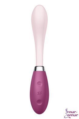 Вибратор Satisfyer G-Spot Flex 3 Red, гибкий ствол с фиксацией положения фото и описание