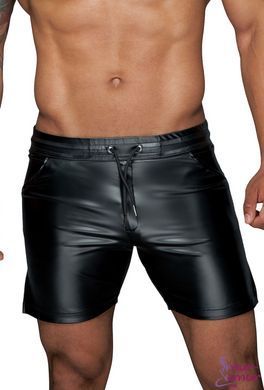 Мужские шорты с мокрым эффектом Noir Handmade H061 Powerwetlook shorts, L