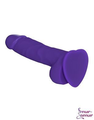 Реалистичный фаллоимитатор Strap-On-Me SOFT REALISTIC DILDO Violet - Size XL