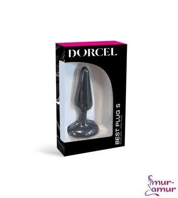 Анальная пробка Dorcel Best Plug S мягкий soft-touch силикон, макс. диаметр 3,1см