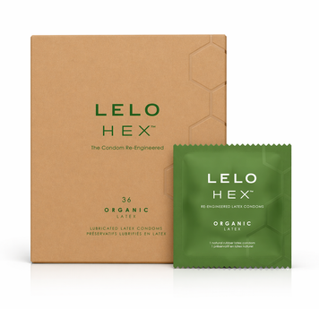 Презервативи LELO HEX Condoms Organic 36 Pack, тонкі та суперміцні
