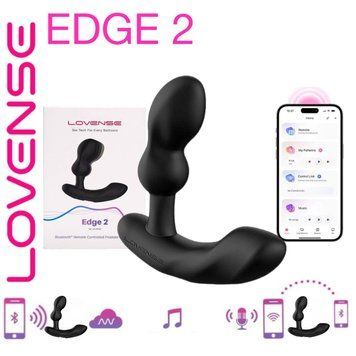 Смарт-масажер простати Lovense Edge 2 фото і опис