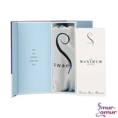 Віброкуля Swan Maximum + Comfy Cuff Blue, суперпотужна, різна інтенсивність, силіконова манжета