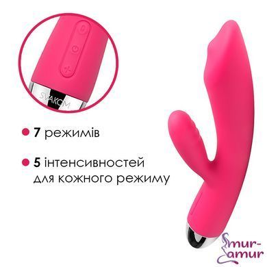 Вибратор кролик с жемчужной стимуляцией точки G Svakom Trysta Plum Red фото и описание