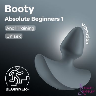 Анальна вібропробка Satisfyer Booty Absolute Beginners 1, для початківців фото і опис