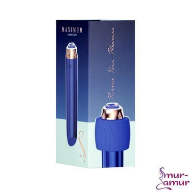 Віброкуля Swan Maximum + Comfy Cuff Blue, суперпотужна, різна інтенсивність, силіконова манжета