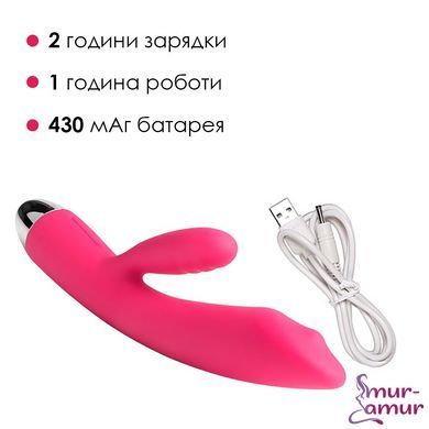 Вибратор кролик с жемчужной стимуляцией точки G Svakom Trysta Plum Red фото и описание