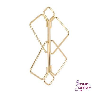 Затискачі для сосків LOCKINK Minimalism Nipple Clamps, золотисті фото і опис