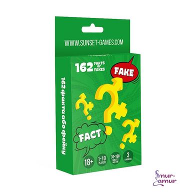 Еротична гра для пар «162 Fakts or Fakes» (UA, ENG, RU) фото і опис