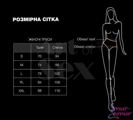 Женские трусики Art of Sex - Love Красные размер M фото и описание