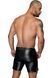 Мужские шорты с мокрым эффектом Noir Handmade H061 Powerwetlook shorts, L