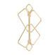 Затискачі для сосків LOCKINK Minimalism Nipple Clamps, золотисті фото