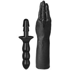 Рука для фістингу Doc Johnson Titanmen The Hand with Vac-U-Lock Compatible Handle, діаметр 6,9 см фото і опис
